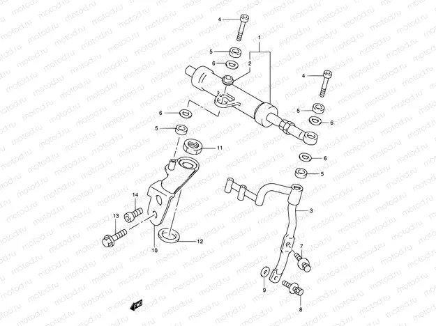 47 - STEERING DAMPER (MODEL V)