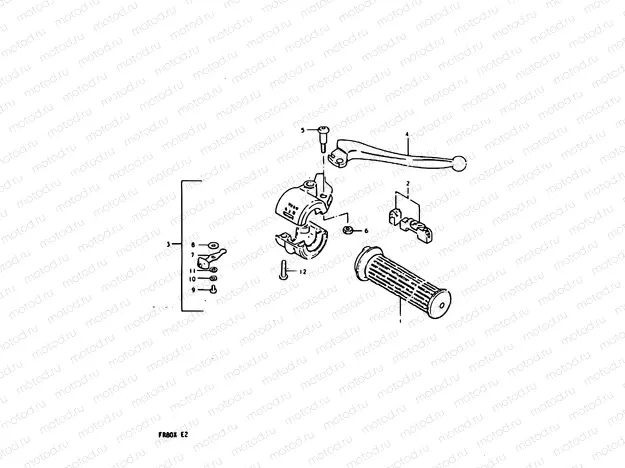 47 - THROTTLE GRIP - HANDLE SWITCH