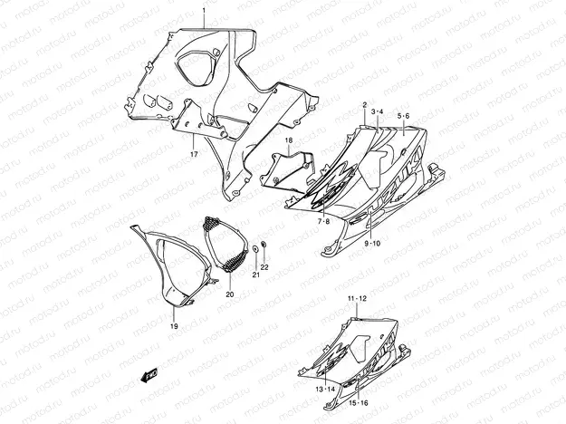47 - UNDER COWLING (MODEL K3)