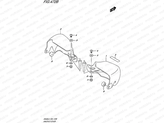 472B - KNUCKLE COVER (AN400ZAL5 E19)
