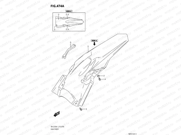 474A - REAR FENDER