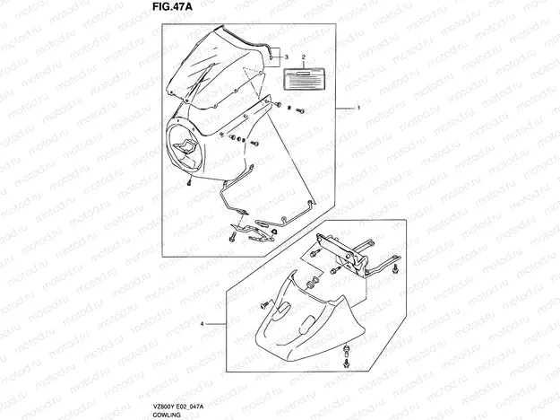 47A - COWLING (OPTIONAL, MODEL X/Y)