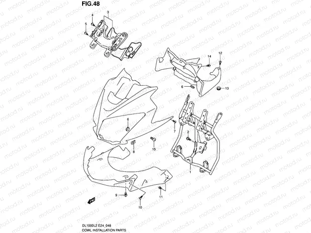 48 - COWL INSTALLATION PARTS