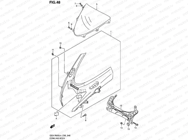 48 - COWLING BODY