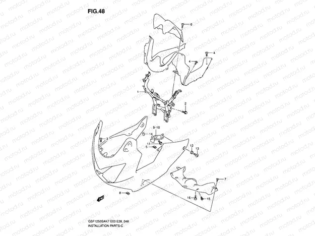 48 - COWLING INSTALLATION PARTS