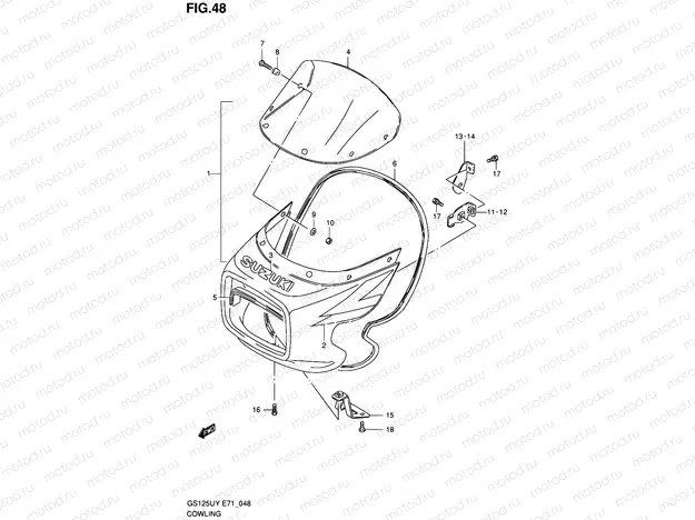 48 - COWLING (MODEL X)