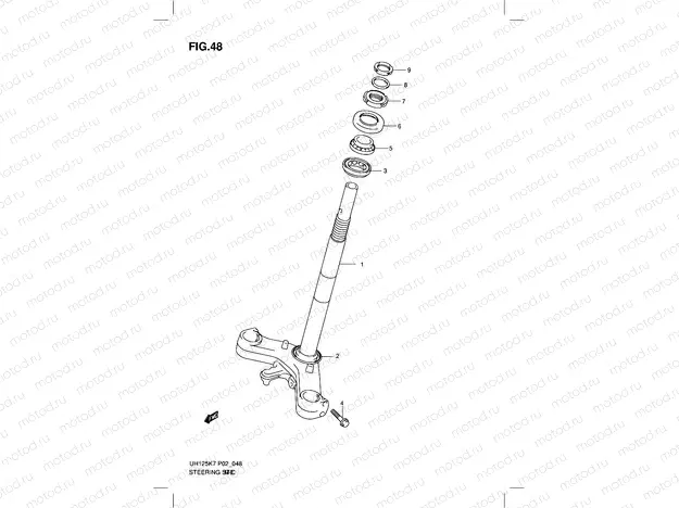48 - FIG. 48 (G- 4) STEERING STEM