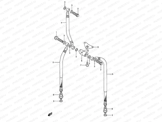 48 - FRONT BRAKE HOSE