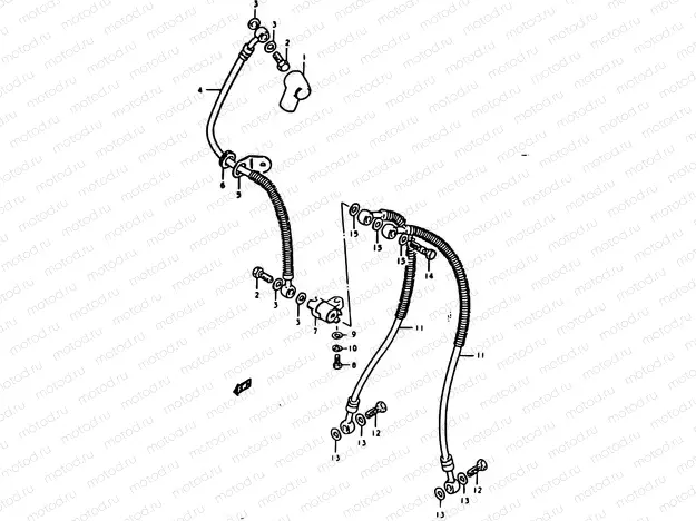 48 - FRONT BRAKE HOSE