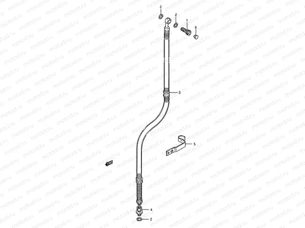 48 - FRONT BRAKE HOSE