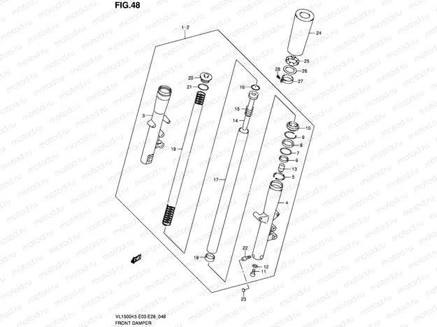 48 - FRONT DAMPER