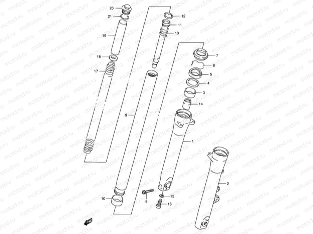 48 - FRONT DAMPER (MODEL L/M/N)