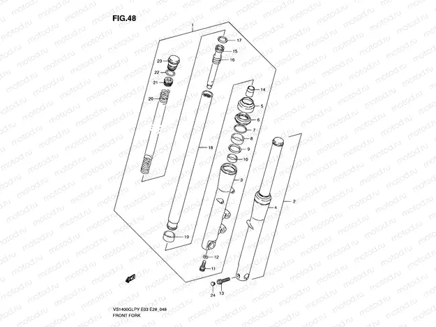 48 - FRONT FORK