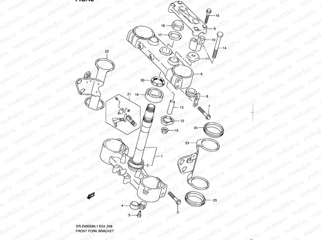 48 - FRONT FORK BRACKET