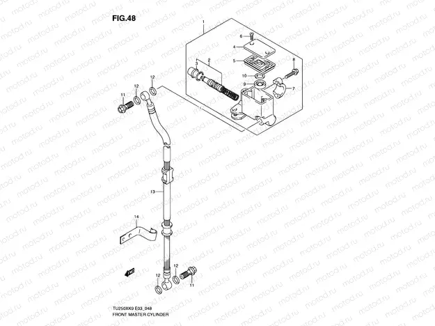 48 - FRONT MASTER CYLINDER