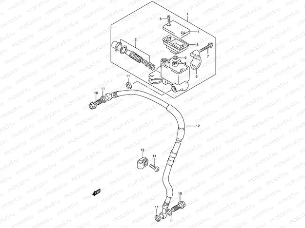 48 - FRONT MASTER CYLINDER