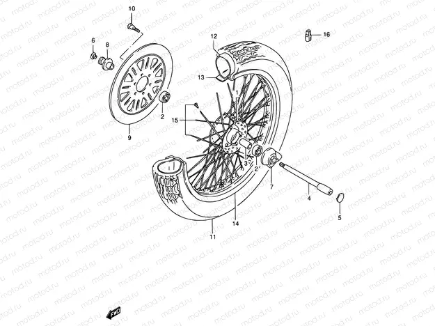 48 - FRONT WHEEL