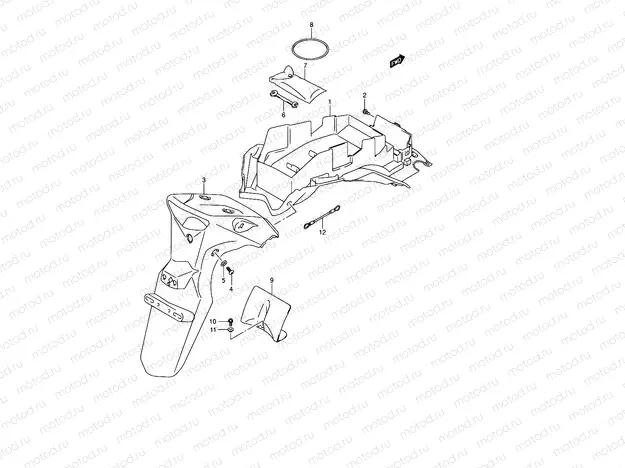 48 - REAR FENDER