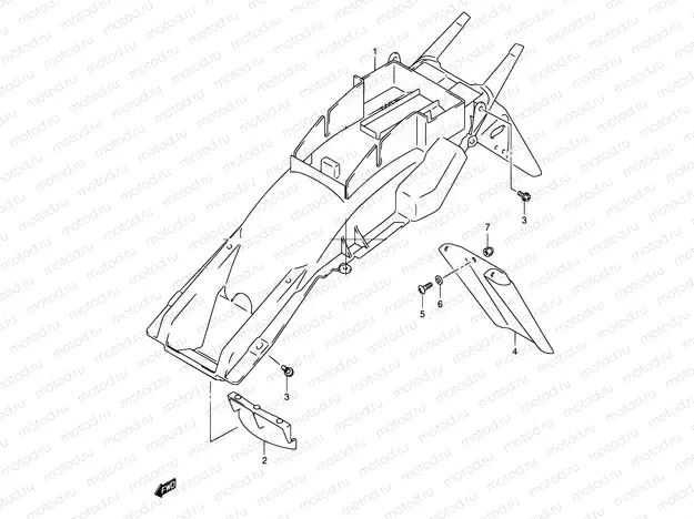48 - REAR FENDER
