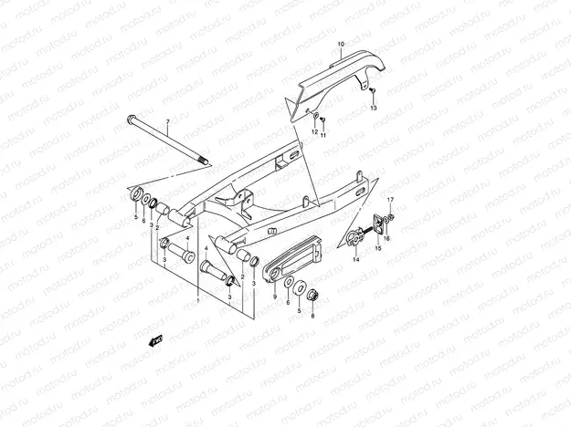 48 - REAR SWINGING ARM