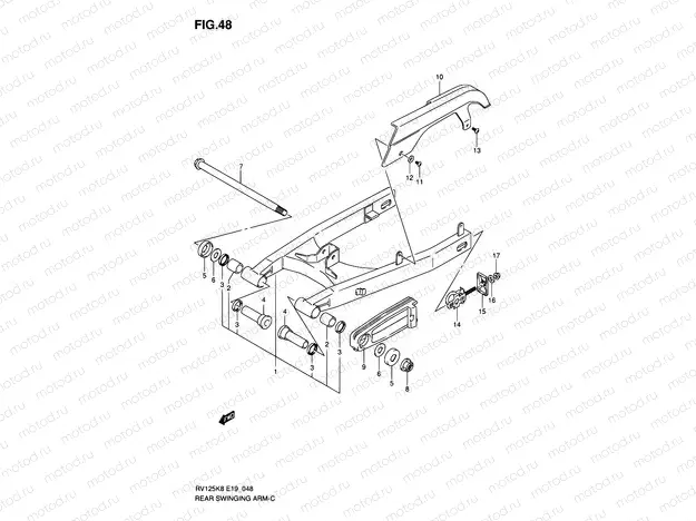 48 - REAR SWINGING ARM