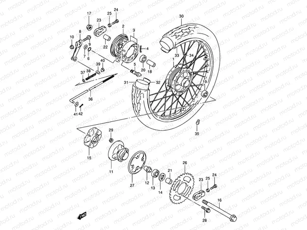 48 - REAR WHEEL