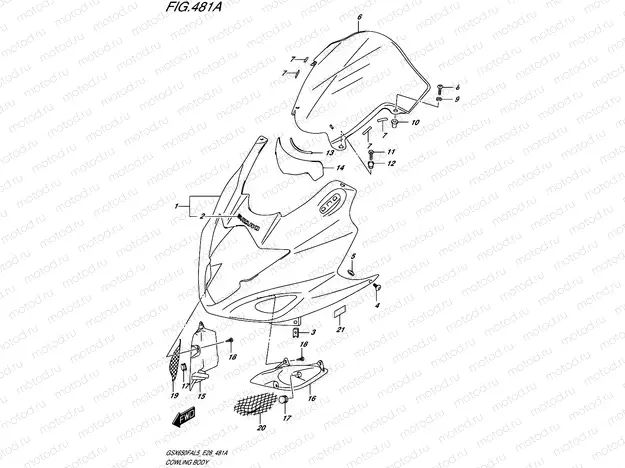 481A - COWLING BODY
