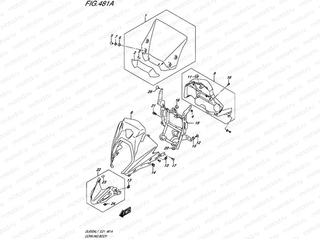 481A - COWLING BODY