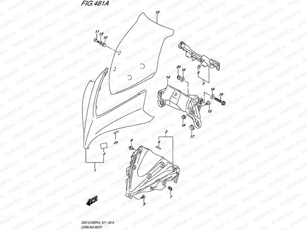 481A - COWLING BODY