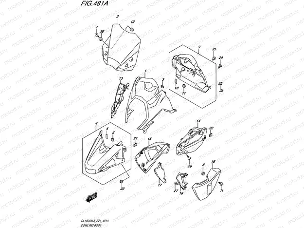 481A - COWLING BODY