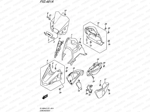 481A - COWLING BODY
