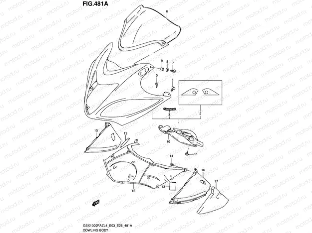 481A - COWLING BODY