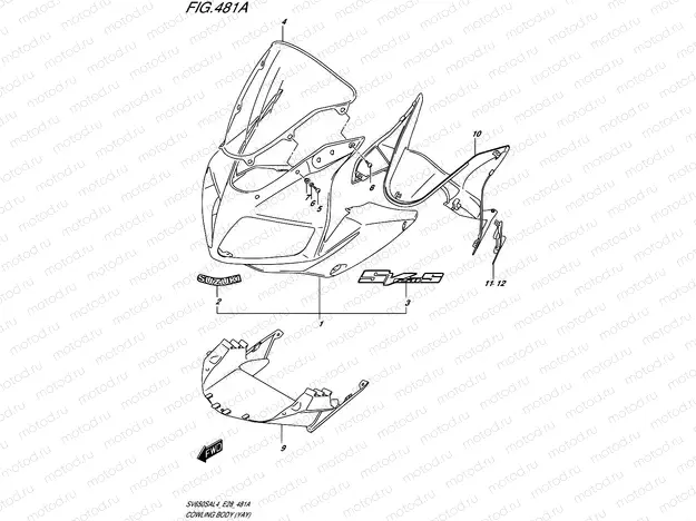 481A - COWLING BODY (YAY)