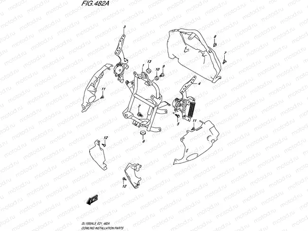 482A - COWLING INSTALLATION PARTS