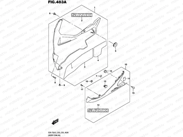 483A - UNDER COWLING