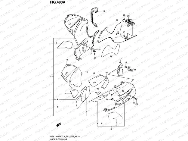 483A - UNDER COWLING