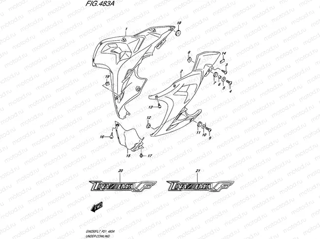 483A - UNDER COWLING (FOR YAY,YWW)