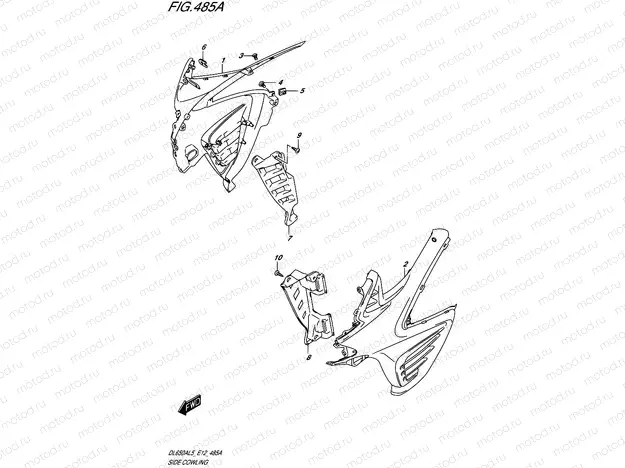 485A - SIDE COWLING