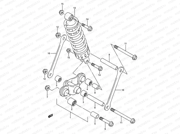 48A - CUSHION LEVER (MODEL M/N/P/R/S/T)