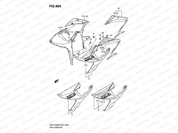 48A - SIDE COWLING (MODEL K7)