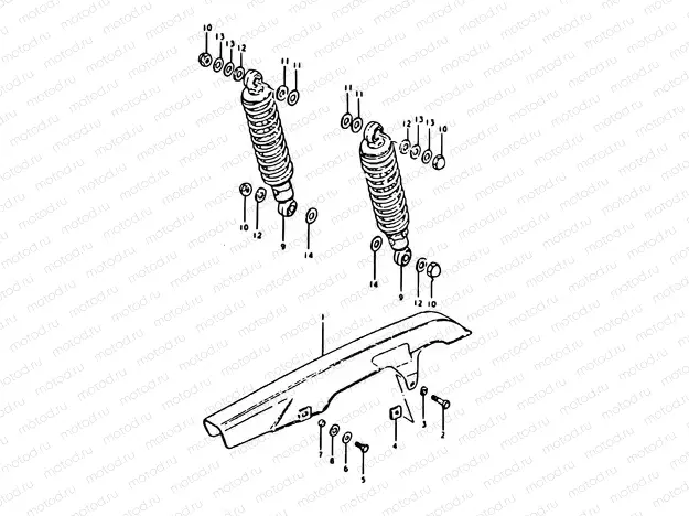 49 - CHAIN CASE - SHOCK ABSORBER