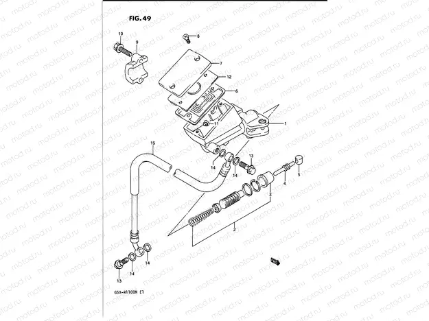 49 - CLUTCH MASTER CYLINDER (E18,E39)