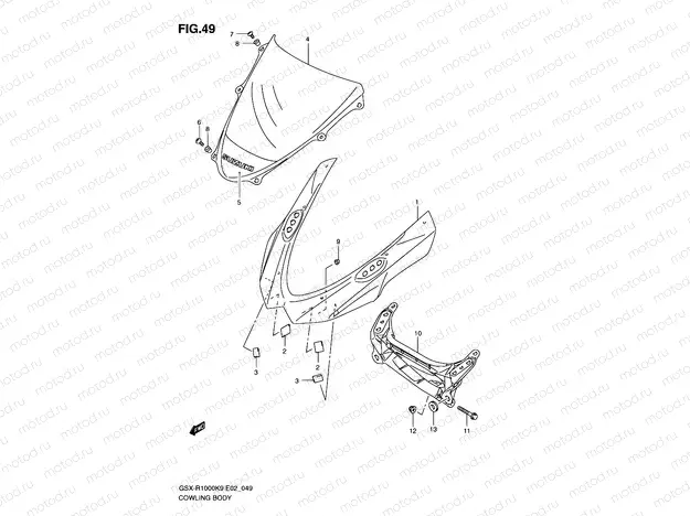 49 - COWLING BODY