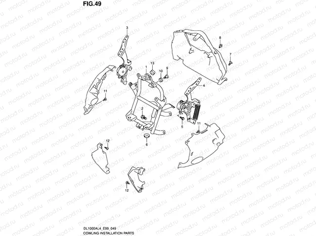 49 - COWLING INSTALLATION PARTS