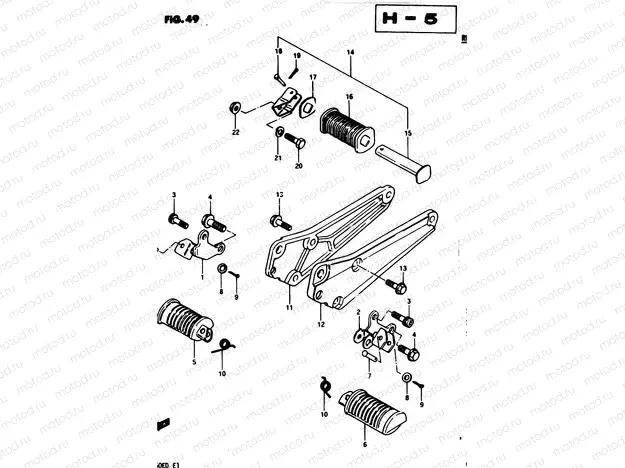 49 - FOOTREST