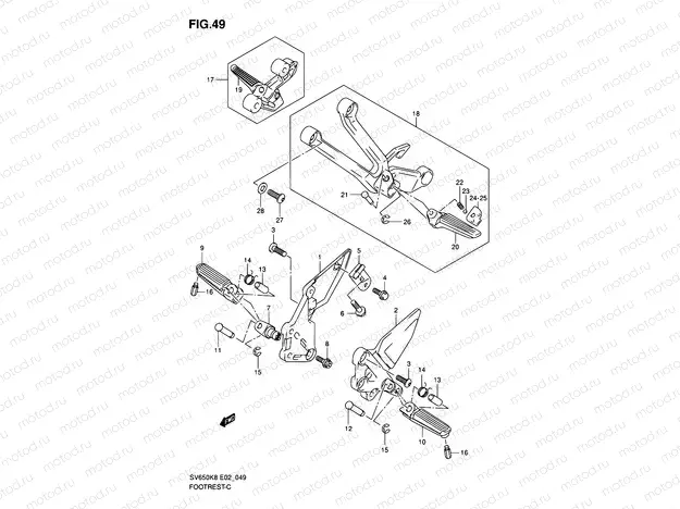 49 - FOOTREST