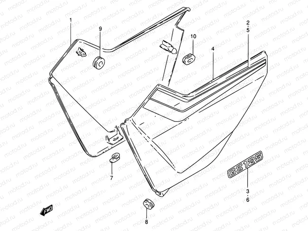 49 - FRAME COVER (MODEL F/K/L)