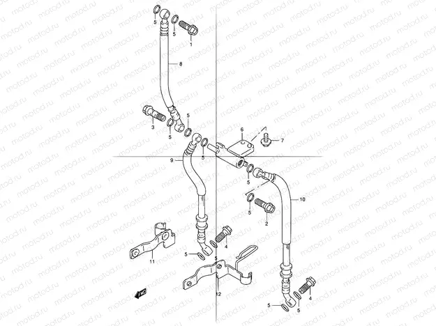 49 - FRONT BRAKE HOSE