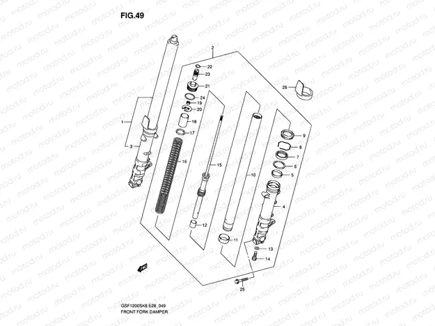 49 - FRONT DAMPER