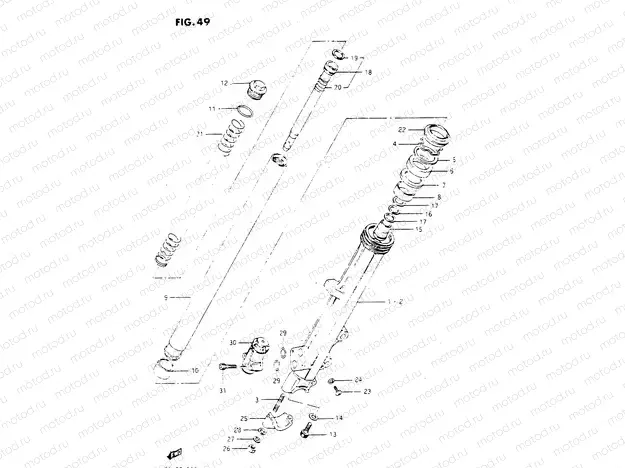 49 - FRONT DAMPER (MODEL F)